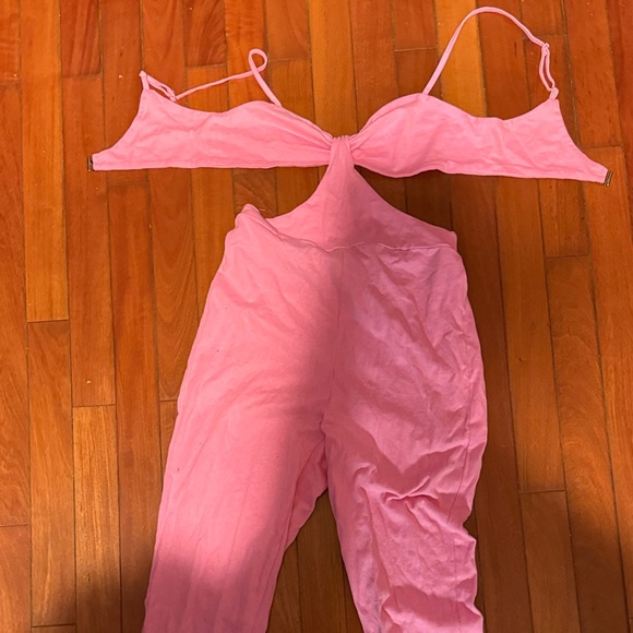 Pink Two-Piece Lounge Set - Picture 2 of 2